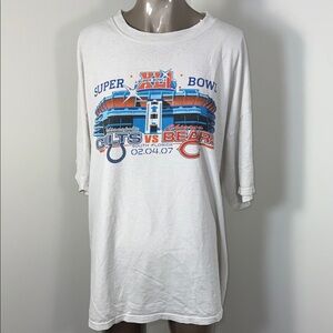 Delta Pro Weight Superbowl XXI Men's Shirt Colts vs Bears 2004 Pullover